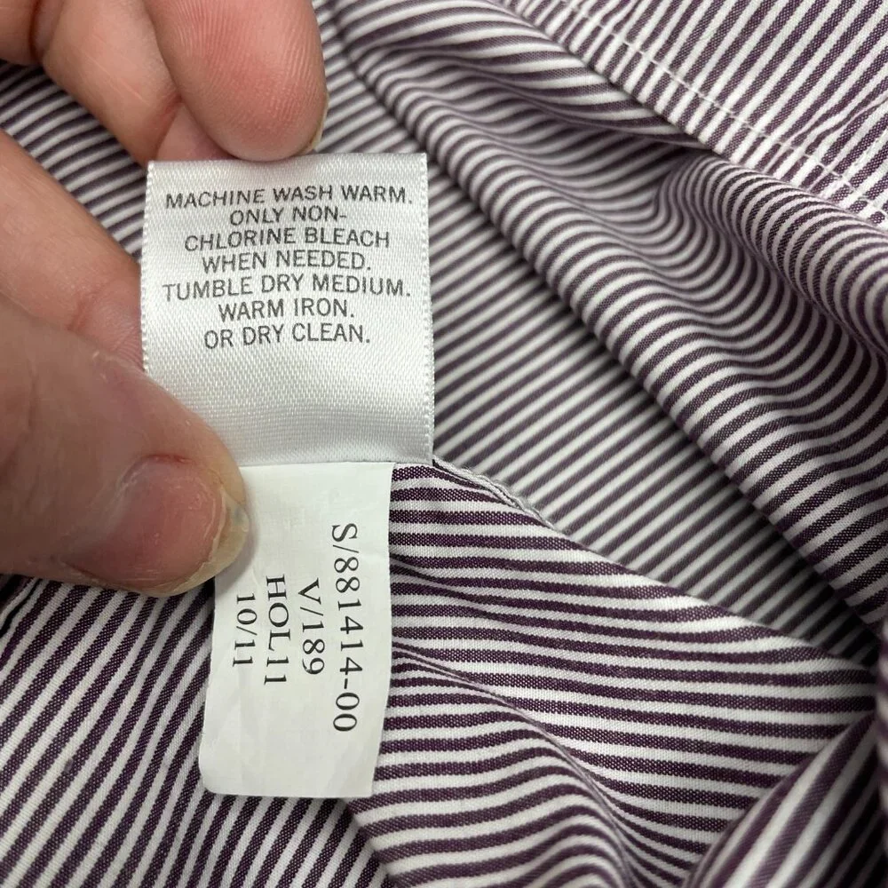 BANANA REPUBLIC Men's EUC Striped Button-Down Long Sleeve | Size‎ XL
